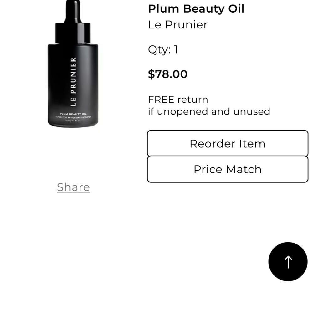 Plum Beauty Oil – Black Facial Oil